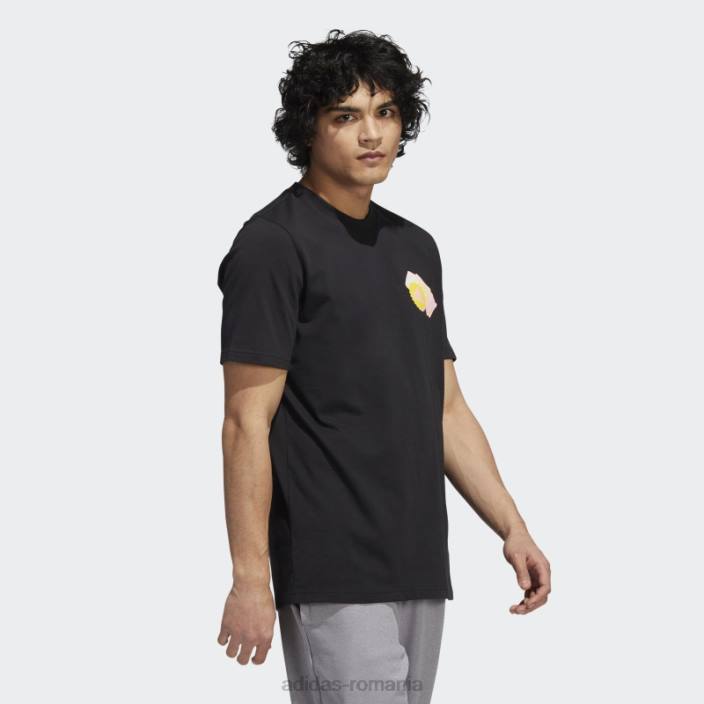 Adidas împachetează tricoul grafic essentials negru adidas bărbați negru 2JBN20220