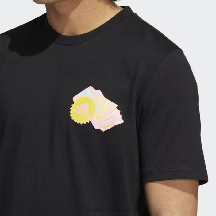 Adidas împachetează tricoul grafic essentials negru adidas bărbați negru 2JBN20220