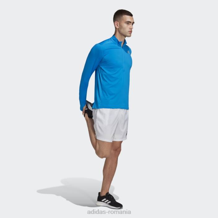 Adidas own the run 1/2 fermoar tricou cu mânecă lungă blue rush bărbați papură albastră 2JBN20221