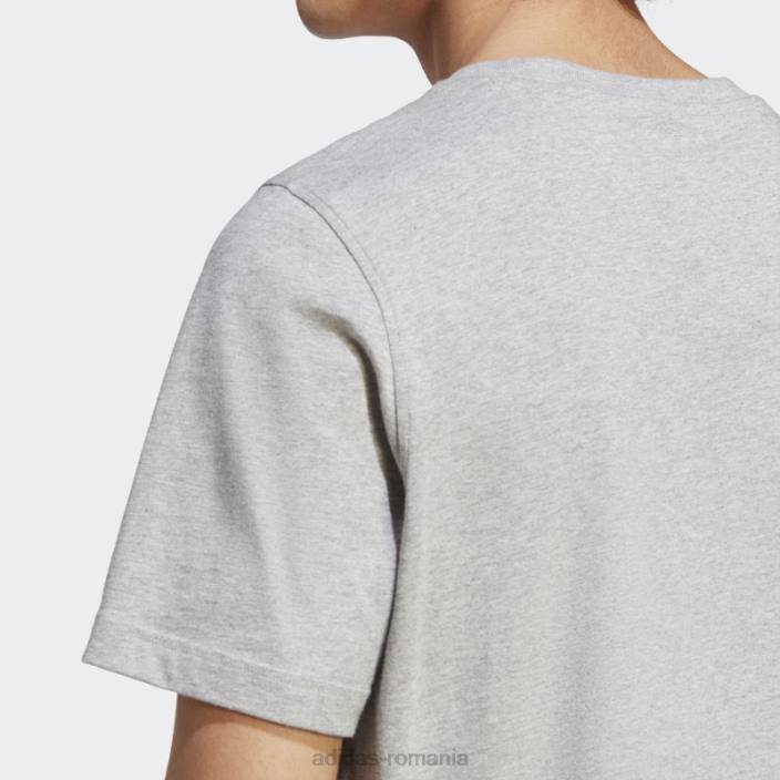 Adidas tricou adicolor classics trefoil gri mediu bărbați gri mediu 2JBN20594