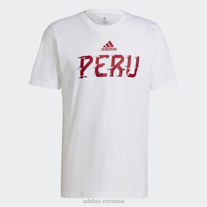 Adidas tricou alb pentru Cupa Mondială FIFA 2022 Peru adidas bărbați alb 2JBN20853