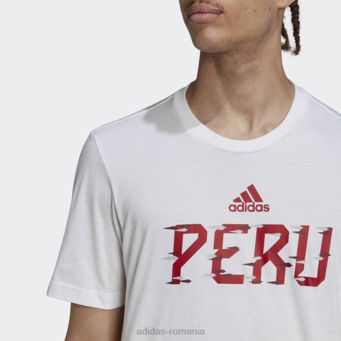 Adidas tricou alb pentru Cupa Mondială FIFA 2022 Peru adidas bărbați alb 2JBN20853