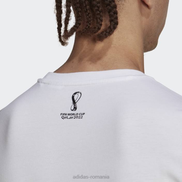Adidas tricou alb pentru Cupa Mondială FIFA 2022 Peru adidas bărbați alb 2JBN20853