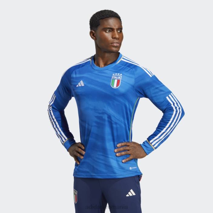 Adidas tricou albastru italia 2023 acasă cu mânecă lungă adidas bărbați albastru 2JBN20577