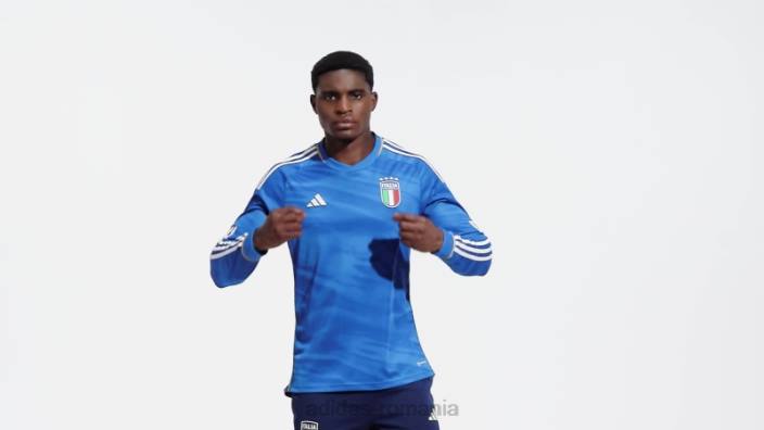 Adidas tricou albastru italia 2023 acasă cu mânecă lungă adidas bărbați albastru 2JBN20577