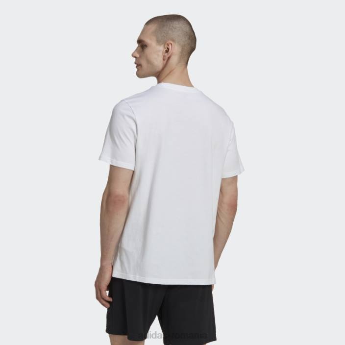 Adidas tricou cu logo de fotbal alb bărbați alb 2JBN20557