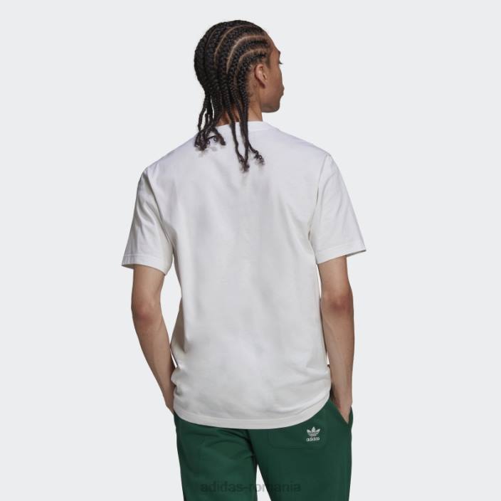 Adidas tricou cu logo eqt alb adidas bărbați alb 2JBN20838