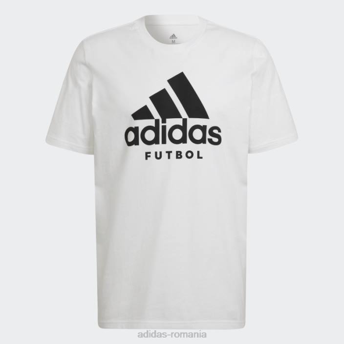 Adidas tricou cu logo futbol adidas alb bărbați alb 2JBN20514