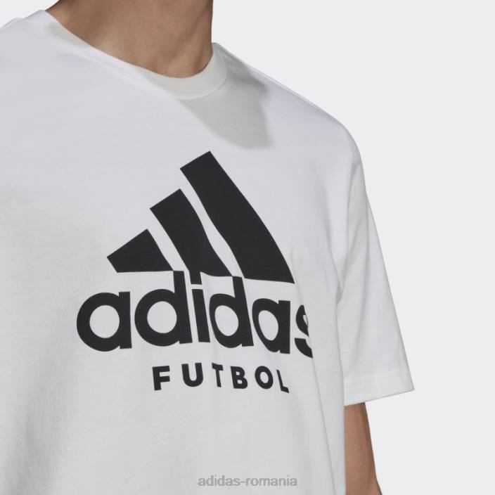 Adidas tricou cu logo futbol adidas alb bărbați alb 2JBN20514