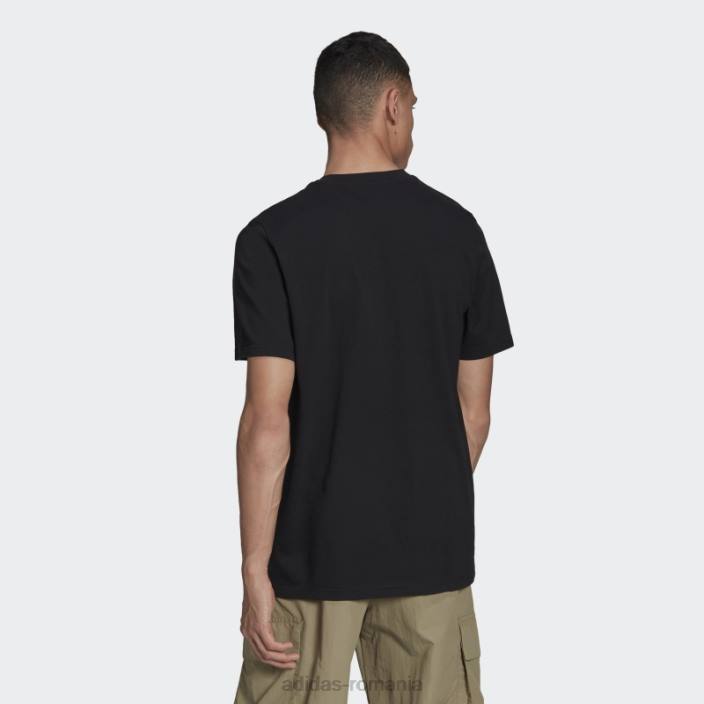 Adidas tricou cu logo futbol negru bărbați negru 2JBN20618