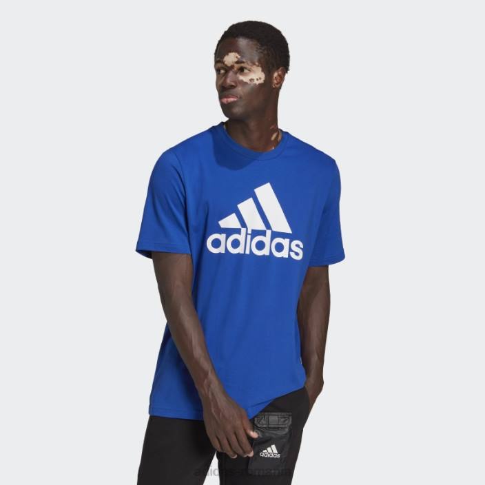 Adidas tricou cu logo mare essentials albastru regal bărbați albastru regal/alb 2JBN20360