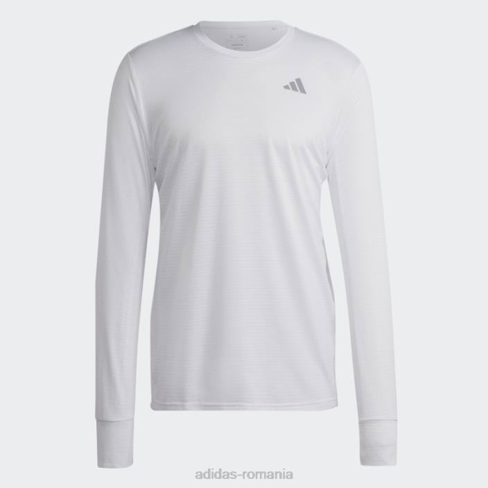 Adidas tricou cu mânecă lungă, alb adidas bărbați alb 2JBN20658