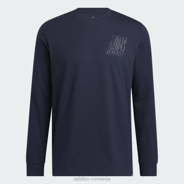 Adidas tricou cu mânecă lungă cu grafic sportiv ink dynamic bărbați cerneală 2JBN20225
