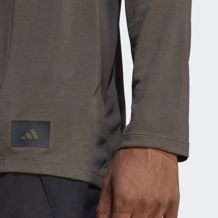 Adidas tricou cu mânecă lungă de antrenament olive best of adi bărbați măsline 2JBN20549