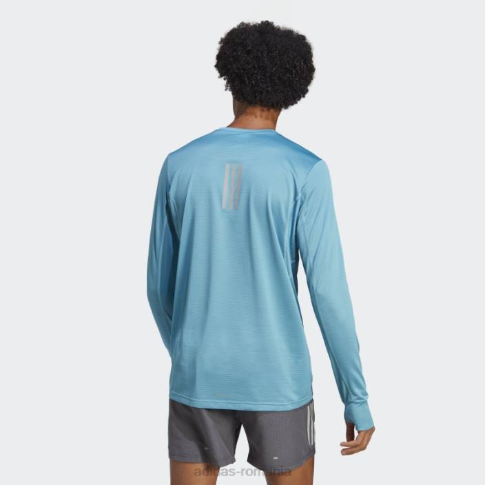 Adidas tricou cu mânecă lungă own the run albastru bărbați albastru 2JBN20624