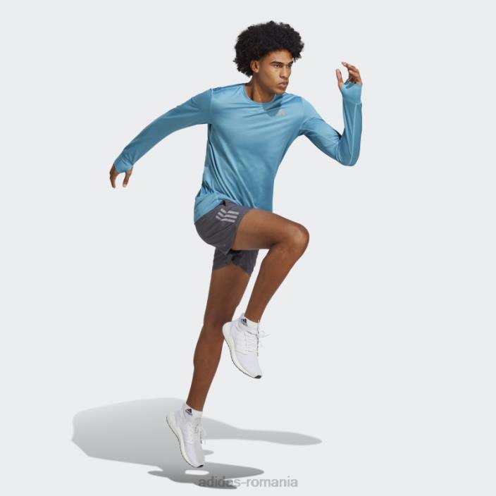 Adidas tricou cu mânecă lungă own the run albastru bărbați albastru 2JBN20624