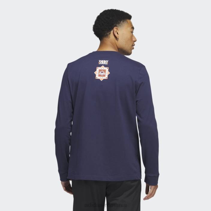 Adidas tricou cu mânecă lungă pentru playmaker de la insulele bleumarin închis bărbați bleumarin închis/nhl-nyi-510 2JBN20483