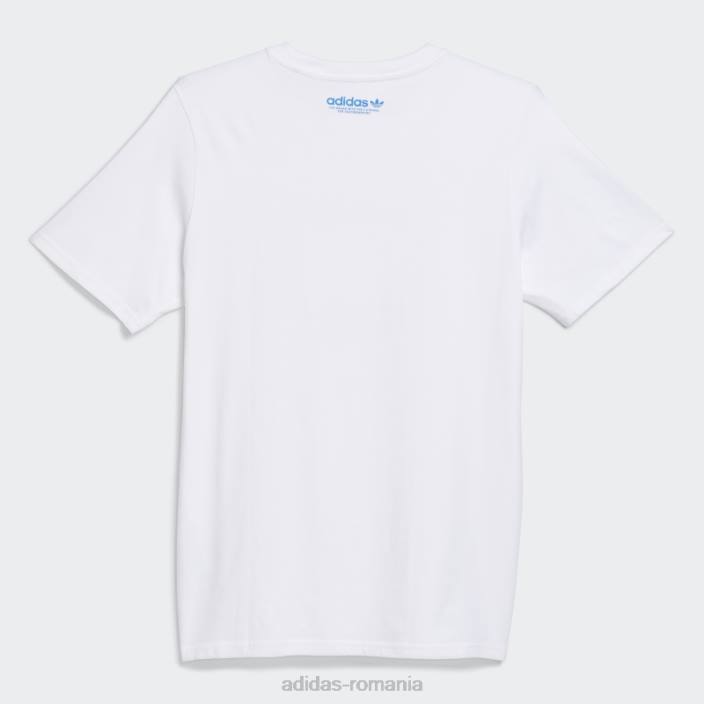 Adidas tricou cu mânecă scurtă mettz world peeps alb adidas bărbați alb/multicolor 2JBN20604