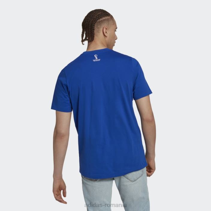Adidas tricou cupa mondială fifa 2022 columbia albastru regal bărbați albastru regal 2JBN20660