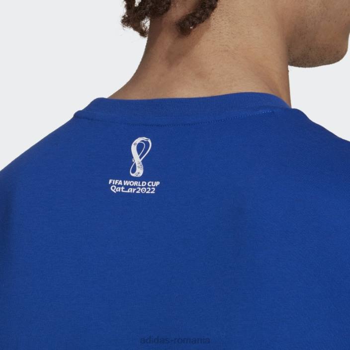 Adidas tricou cupa mondială fifa 2022 columbia albastru regal bărbați albastru regal 2JBN20660