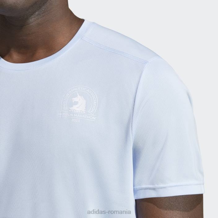 Adidas tricou de alergare blue Dawn Boston Marathon adidas bărbați zori albastre 2JBN20265