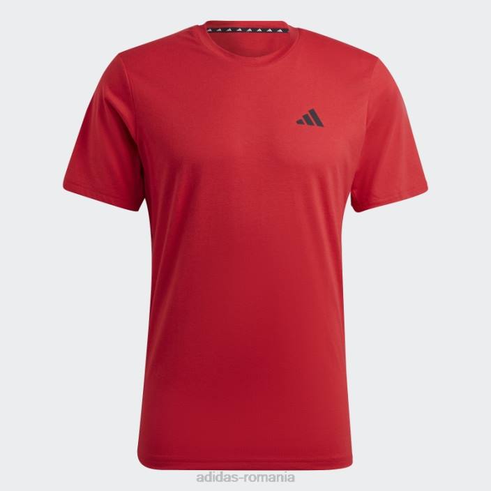Adidas tricou de antrenament de la scarlet train essentials feelready bărbați stacojiu/negru 2JBN20260