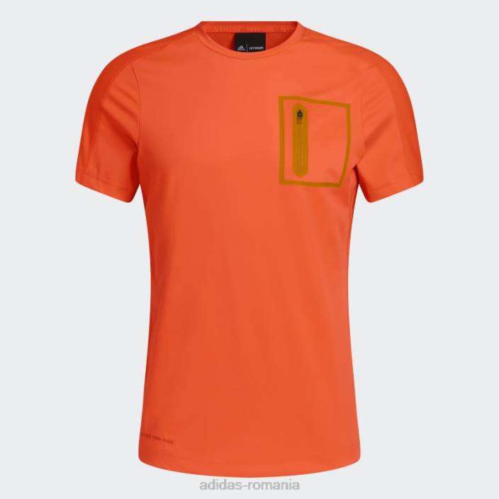 Adidas tricou de antrenament portocaliu bărbați portocale 2JBN13423