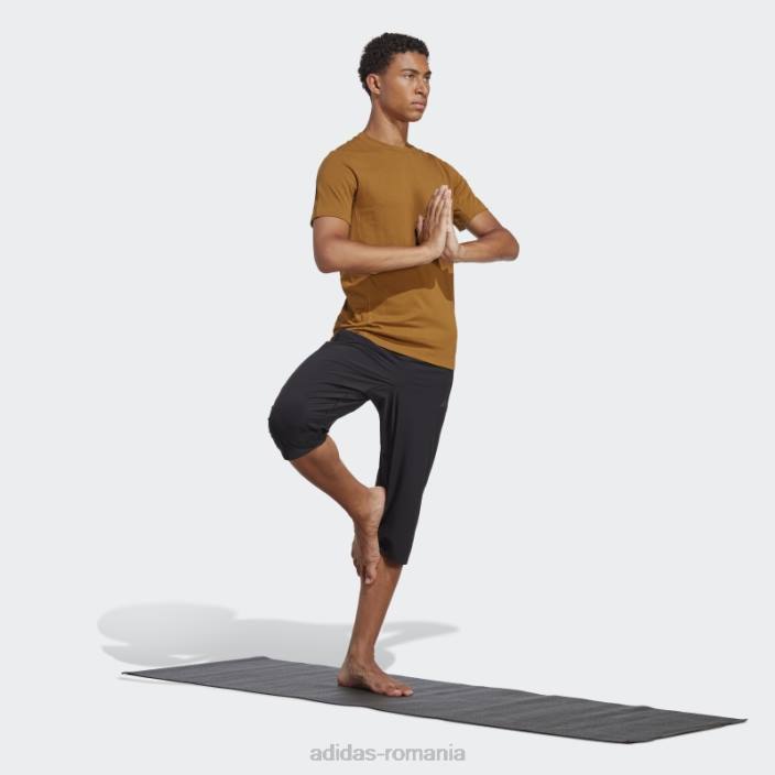 Adidas tricou de antrenament yoga bronz bărbați bronz 2JBN20587