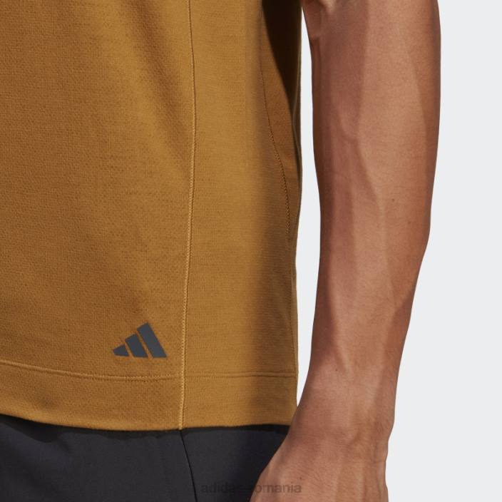 Adidas tricou de antrenament yoga bronz bărbați bronz 2JBN20587
