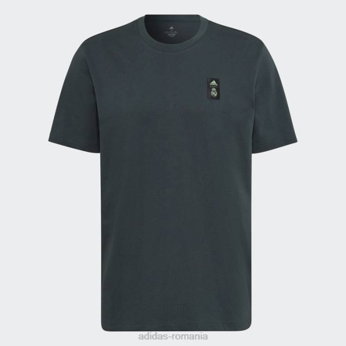 Adidas tricou din bumbac grea real madrid tiro 21 lifestyler verde bărbați verde 2JBN20852