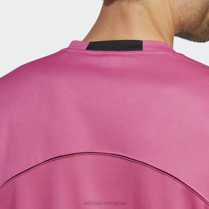 Adidas tricou fucsia conceput pentru mișcare hiit antrenament bărbați fucsia/negru 2JBN20632
