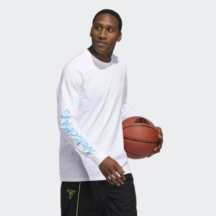Adidas tricou grafic alb adidas bărbați alb 2JBN20631