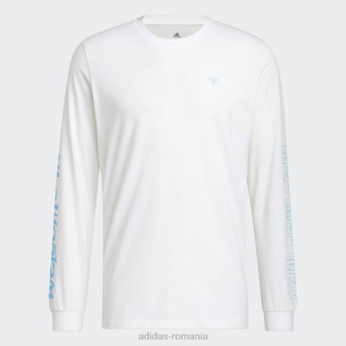 Adidas tricou grafic alb adidas bărbați alb 2JBN20631
