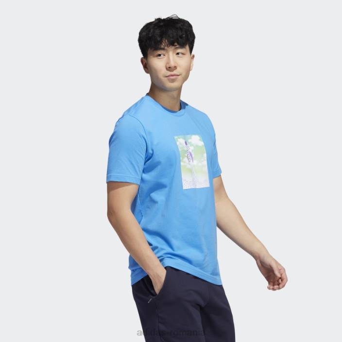 Adidas tricou grafic boost rocket albastru adidas bărbați albastru 2JBN20226