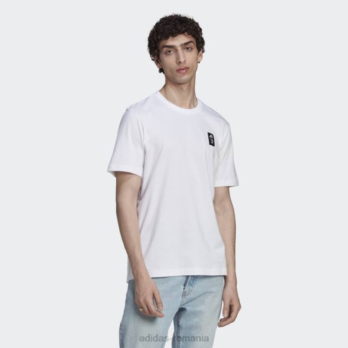 Adidas tricou grafic juventus alb bărbați alb 2JBN20419