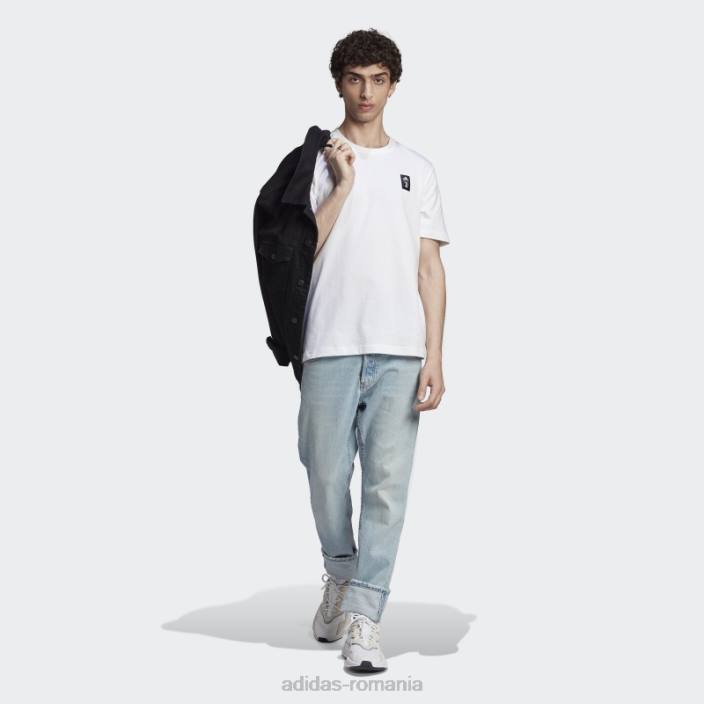 Adidas tricou grafic juventus alb bărbați alb 2JBN20419