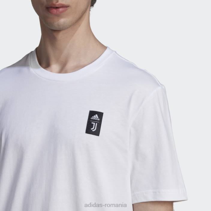 Adidas tricou grafic juventus alb bărbați alb 2JBN20419