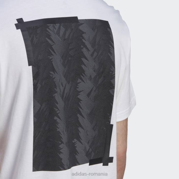 Adidas tricou grafic juventus alb bărbați alb 2JBN20419