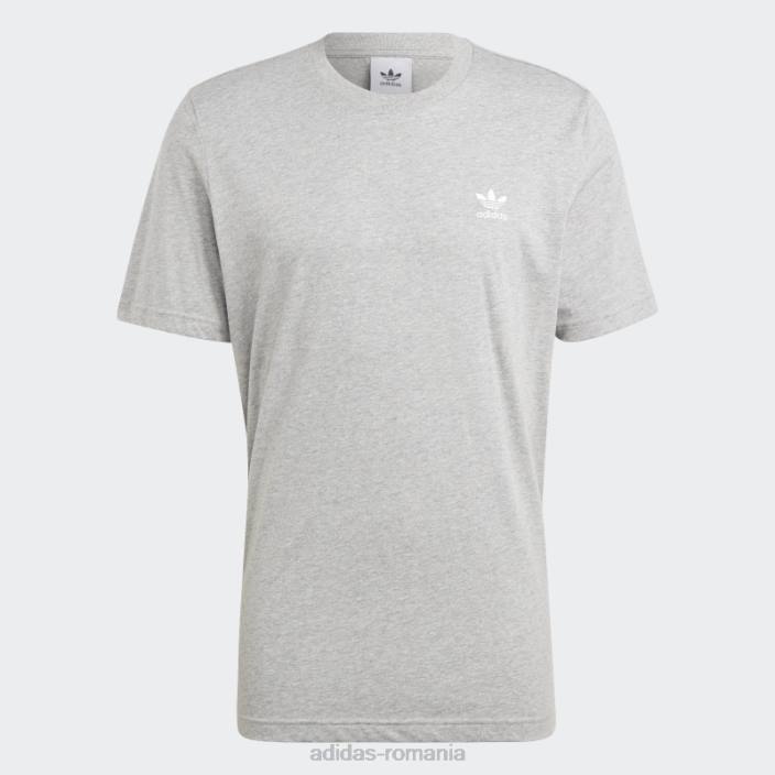 Adidas tricou gri mediu trefoil essentials adidas bărbați gri mediu 2JBN20595