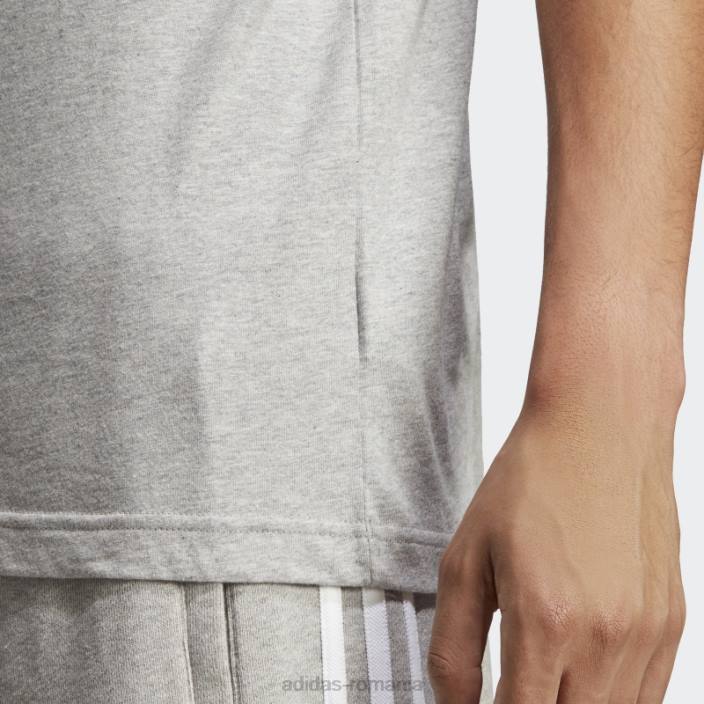 Adidas tricou gri mediu trefoil essentials adidas bărbați gri mediu 2JBN20595