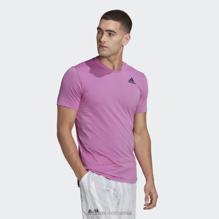 Adidas tricou lila tenis new york freelift bărbați liliac 2JBN20200