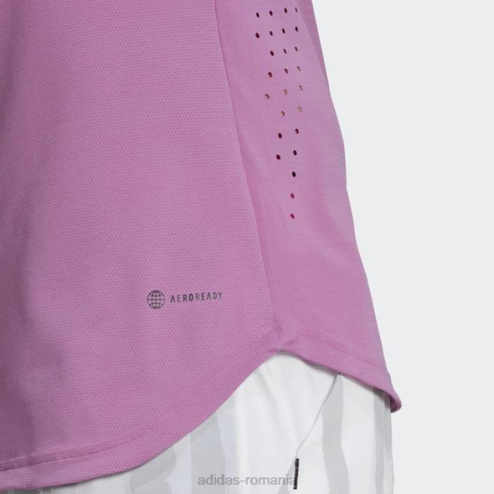 Adidas tricou lila tenis new york freelift bărbați liliac 2JBN20200