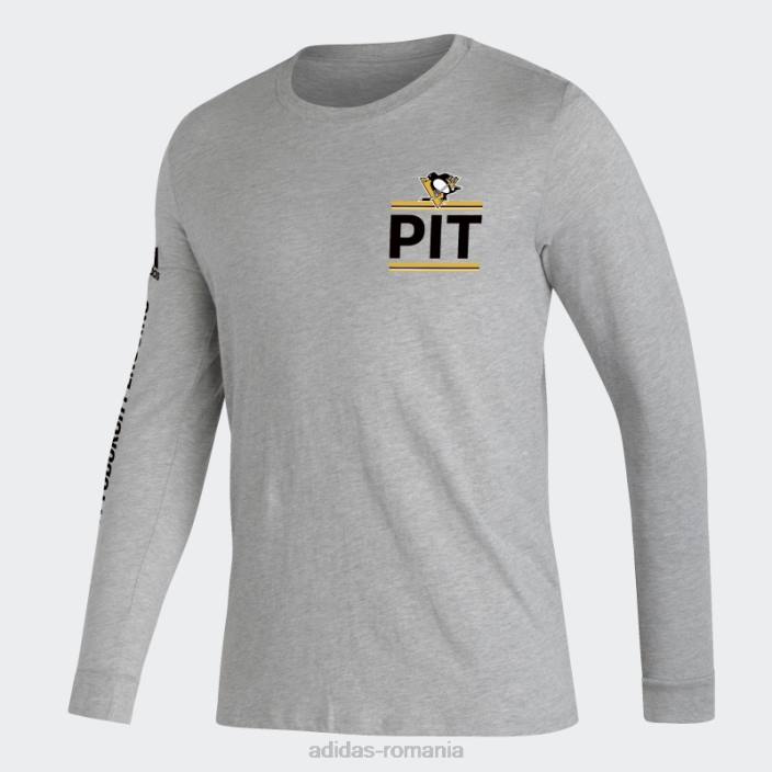 Adidas tricou pinguini gri mediu adidas bărbați gri mediu/multi 2JBN20262