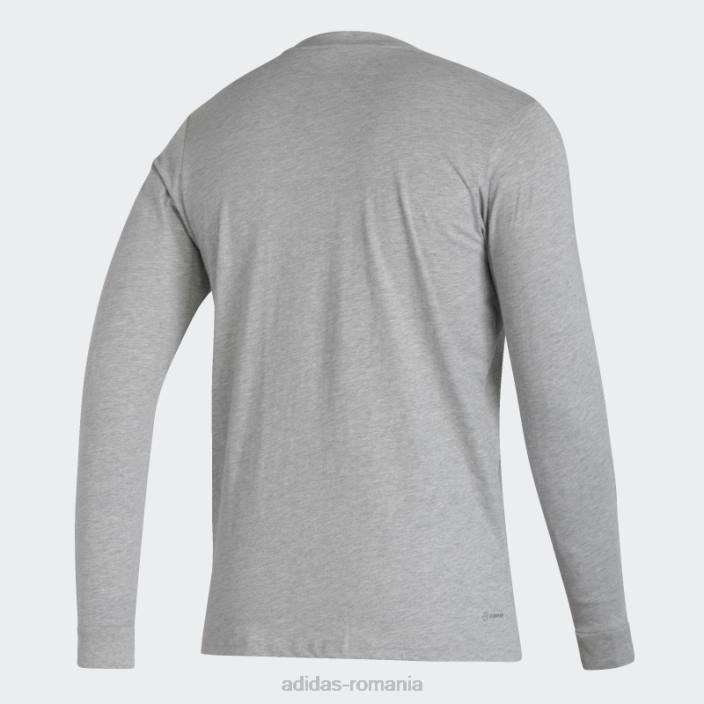 Adidas tricou pinguini gri mediu adidas bărbați gri mediu/multi 2JBN20262