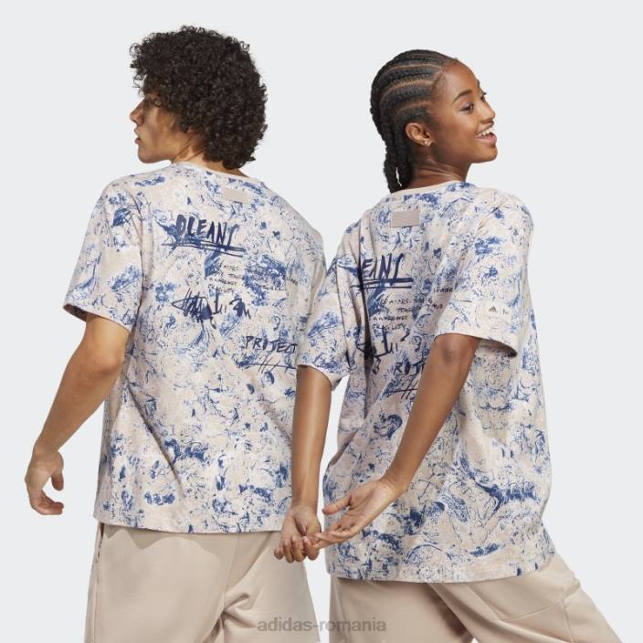 Adidas tricou quartz fashion x parley (neutru de gen) bărbați cuarț/argintiu zori 2JBN20319