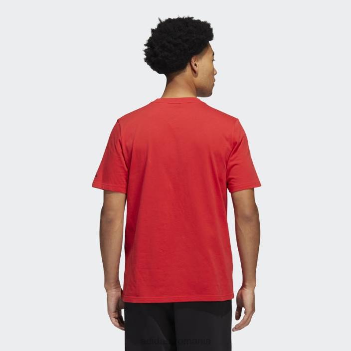 Adidas tricou roșu Mahomes bărbați roșu 2JBN20290