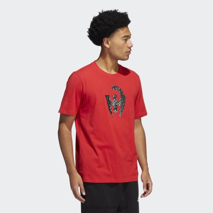 Adidas tricou roșu Mahomes bărbați roșu 2JBN20290