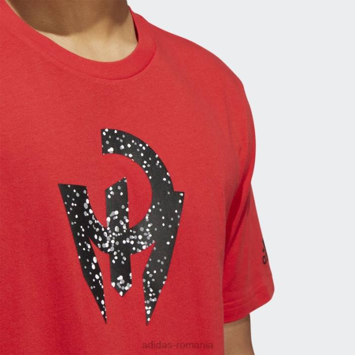 Adidas tricou roșu Mahomes bărbați roșu 2JBN20290