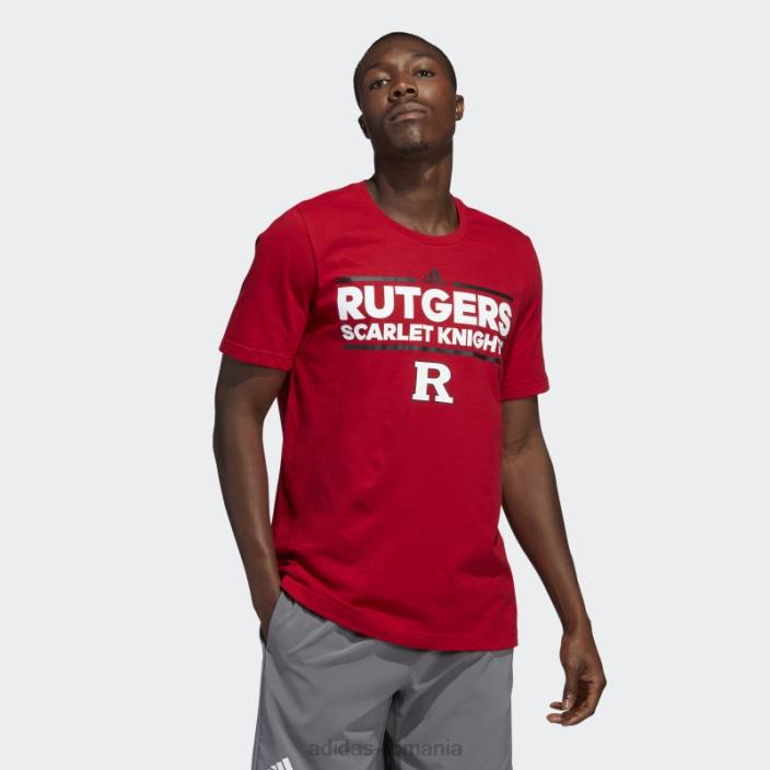 Adidas tricou roșu bărbați roșu/ncaa-rut-7a4-1 2JBN20365
