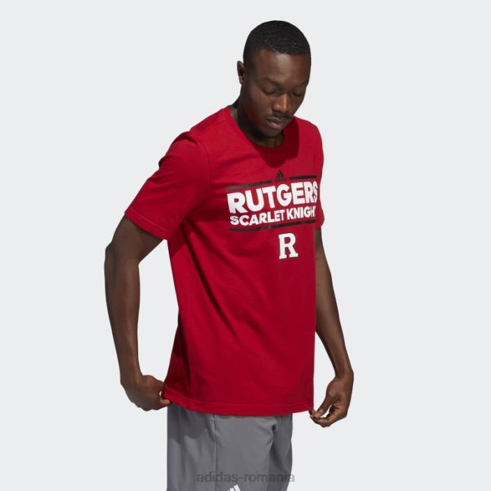 Adidas tricou roșu bărbați roșu/ncaa-rut-7a4-1 2JBN20365